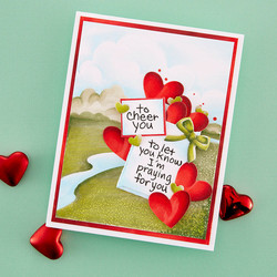 Stampendous leimasin Hugs Sentiments