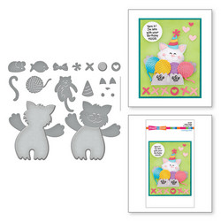 Stampendous stanssisetti Kitty Hugs