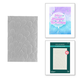 Spellbinders 3D kohokuviointikansio Floating Balloons