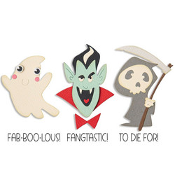 Sizzix Thinlits stanssi- ja leimasinsetti Spooky Friends