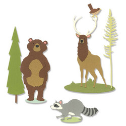 Sizzix Thinlits stanssi Forest Animals #2
