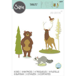 Sizzix Thinlits stanssi Forest Animals #2
