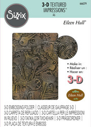 Sizzix 3D Textured Impressions kohokuviointikansio Keys