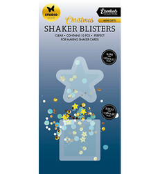 Studio Light Shaker kuvut, tähti ja neliö, 10 kpl