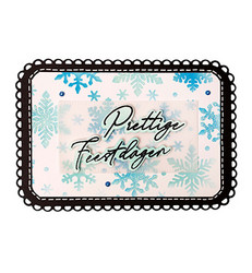 Studio Light Christmas Essential -sapluuna Snow Pattern