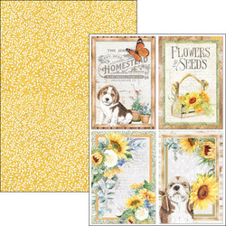 Ciao Bella Creative Pad paperipakkaus Farmhouse Garden, A4