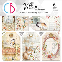 Ciao Bella paperipakkaus Reign of Grace Fuzzy Cut Vellum, 6