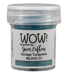 Wow! Colour Blends -kohojauhe, sävy Vintage Turquoise by Gwen Lafleur (R,T)