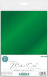 Craft Consortium Mirror Card -peilikartonki, sävy Green, 10 arkkia