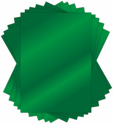 Craft Consortium Mirror Card -peilikartonki, sävy Green, 10 arkkia
