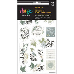 Mambi Happy Planner tarrat Color Story Florals