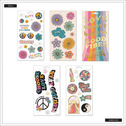 Mambi Happy Planner tarrat Decades 70s