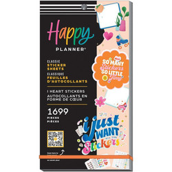 Mambi Happy Planner Value Pack -tarrapakkaus I Heart Stickers