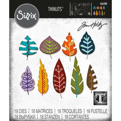 Sizzix Thinlits stanssi Artsy Leaves