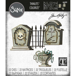 Sizzix Thinlits stanssi Graveyard Colorize