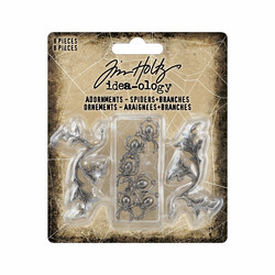 Tim Holtz Idea-Ology -koristeet Spiders + Branches