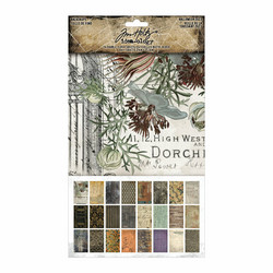 Tim Holtz Idea-Ology Backdrops -paperipakkaus, 6