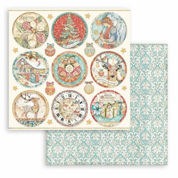 Stamperia paperipakkaus Christmas Greetings, 8