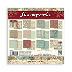 Stamperia paperipakkaus Christmas Greetings Backgrounds, 8