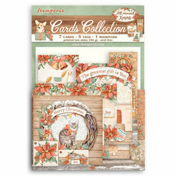 Stamperia Cards Collection -leikekuvat All Around Christmas