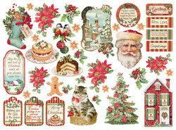 Stamperia leikekuvat Classic Christmas