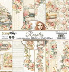 ScrapBoys paperipakkaus Rosalia, 12