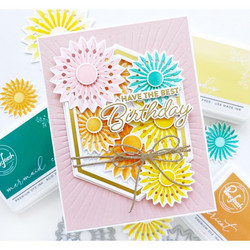 Pinkfresh Studio sapluunasetti Rosettes, A2