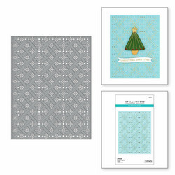 Spellbinders stanssi Stitched Starry Argyle