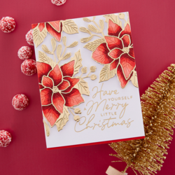 Spellbinders stanssi Poinsettia Bloom