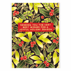 Spellbinders Glimmer Hot Foil -kuviolevy Glimmer Holly Background