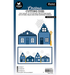 Studio Light Christmas Essentials stanssi Winter Houses