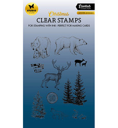 Studio Light Christmas Essential leimasin Winter Animals