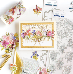 Pinkfresh Studio washi-teippi Garden Bouquet