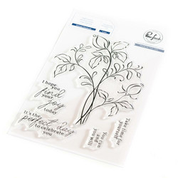 Pinkfresh Studio leimasin Delicate Rosebuds