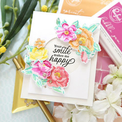 Pinkfresh Studio leimasin Peony Fantasy