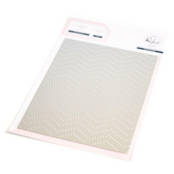 Pinkfresh Studio stanssi Dotted Cheveron Coverplate