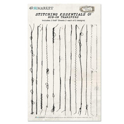 49 and Market Rub-Ons siirtokuvat Stitching Essentials 01