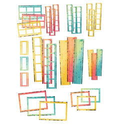 49 And Market Filmstrip Frames -leikekuvat Vintage Artistry Sunburst
