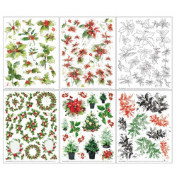 49 and Market Rub-Ons siirtokuvat Christmas Spectacular, Foliage