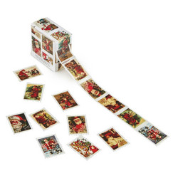 49 And Market Christmas Spectacular -washiteippi Postage Stamp, Santa