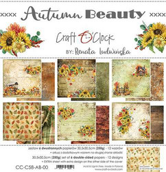 Craft O'clock paperipakkaus Autumn Beauty, 12