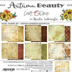 Craft O'clock paperipakkaus Autumn Beauty, Basic, 8