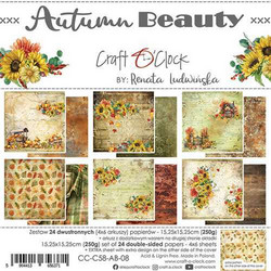 Craft O'clock paperipakkaus Autumn Beauty, 6