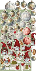 Craft O'clock paperipakkaus Christmas Treasure, Extras To Cut, 6