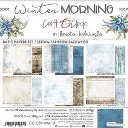 Craft O'clock paperipakkaus Winter Morning, Basic, 8