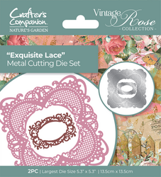 Crafter's Companion Vintage Rose stanssi Exquisite Lace