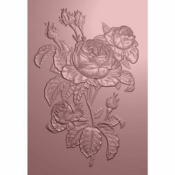 Crafter's Companion Vintage Rose 3D kohokuviointikansio Timeless Roses