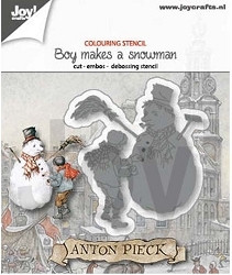Joy! crafts Boy Makes a Snowman -stanssi