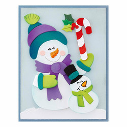 Stampendous stanssi Snowman Hugs