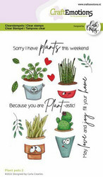 CraftEmotions leimasin Plant Pots 2